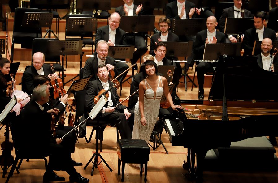 October 2019, Shanghai Oriental Art Center, Yuja Wang and Vienna Philharmonic on the same stage