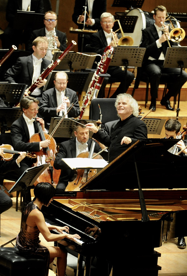 November 2017, Shanghai Oriental Art Center, Yuja Wang and the Berlin Philharmonic on the same stage
