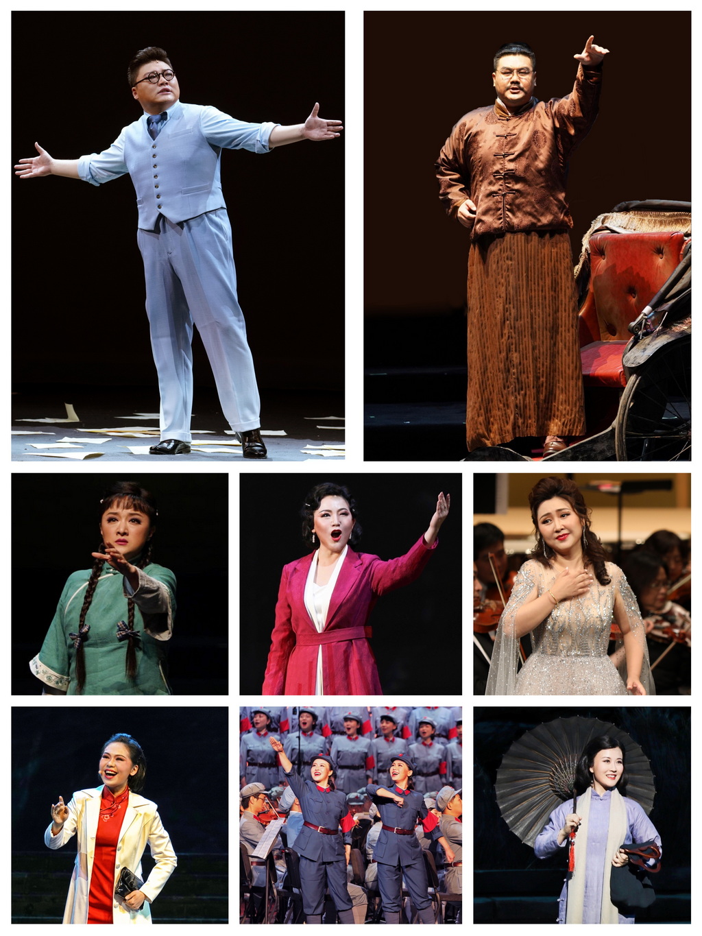Young singers of Shanghai Opera House.