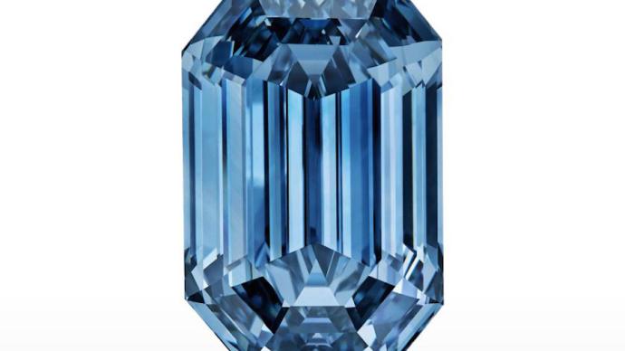 HK$451 million: A 15.10-carat Fancy Vivid blue diamond falls at auction in Hong Kong