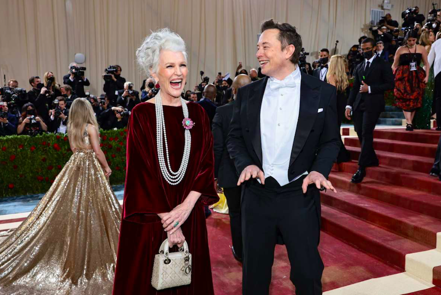 Mayer and Elon Musk mother and son