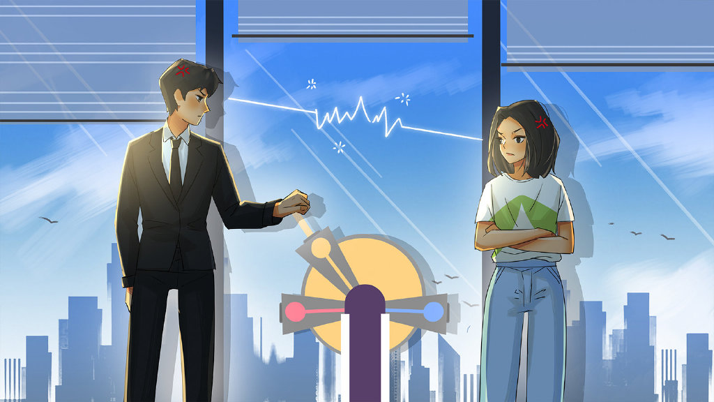 Ending illustration freeze frame