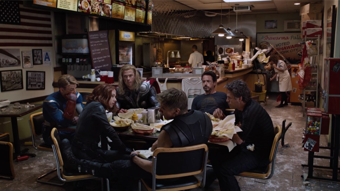 This is an ending egg that was said to have been deleted when it was released in China in 2012. Superheroes refuel at the snack bar after exhausting battles. Although there is no line, there is a human sense of humor. At times, these short paragraphs are closer to "movie" than entertainment.