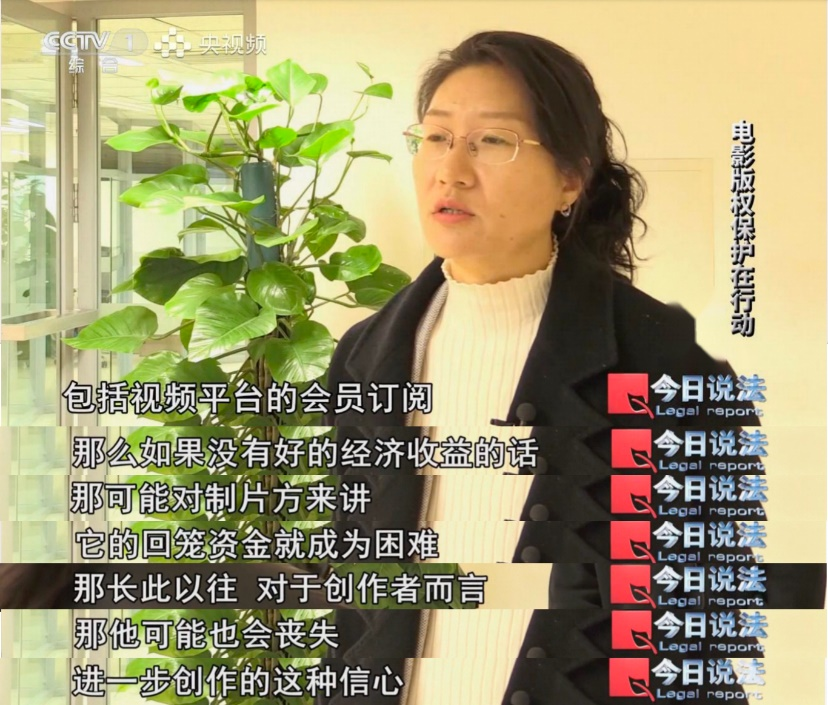 "Today's Statement" focuses on film and television copyright protection: rampant piracy destroys the ecology of the film and television industry