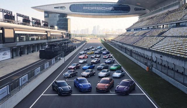 To celebrate the debut of the all-new all-electric Macan, Porsche's classic sports cars took to the track to showcase their brilliance.