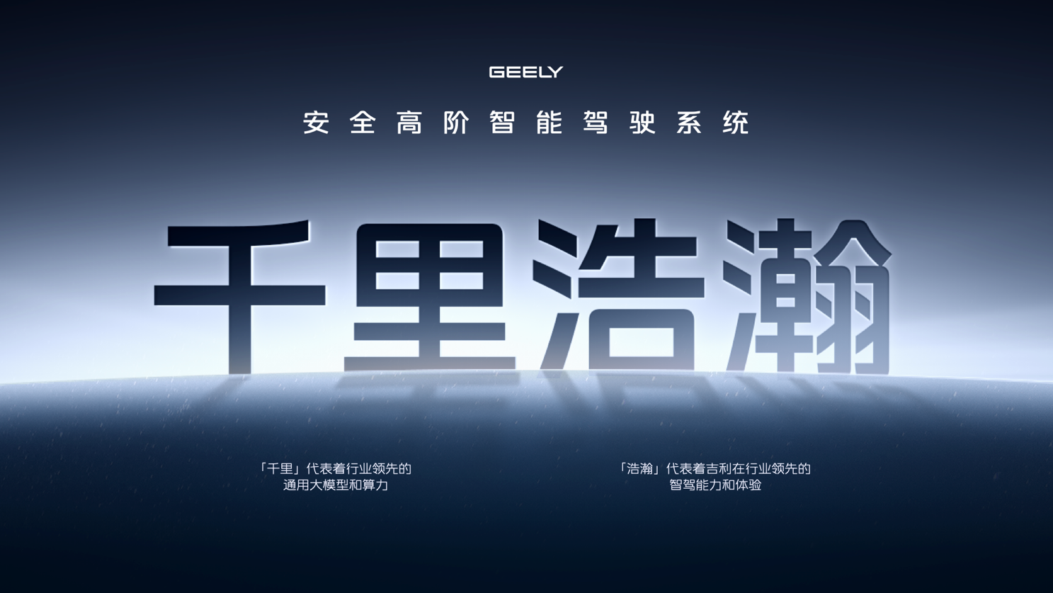 Geely Auto Debuts Qianli Haohan Intelligent Driving