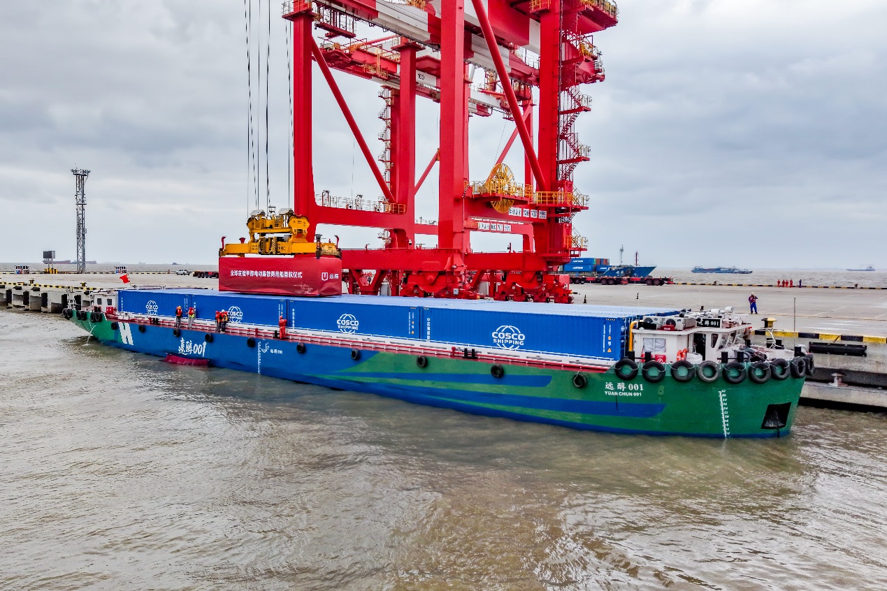 Yuanchun 001 Alcohol-Hydrogen Ship Completes First Sailing