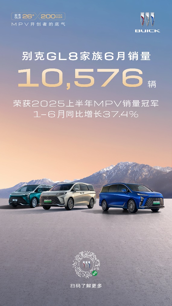 Buick GL8 Tops China MPV Sales After June 10,000 Deliveries