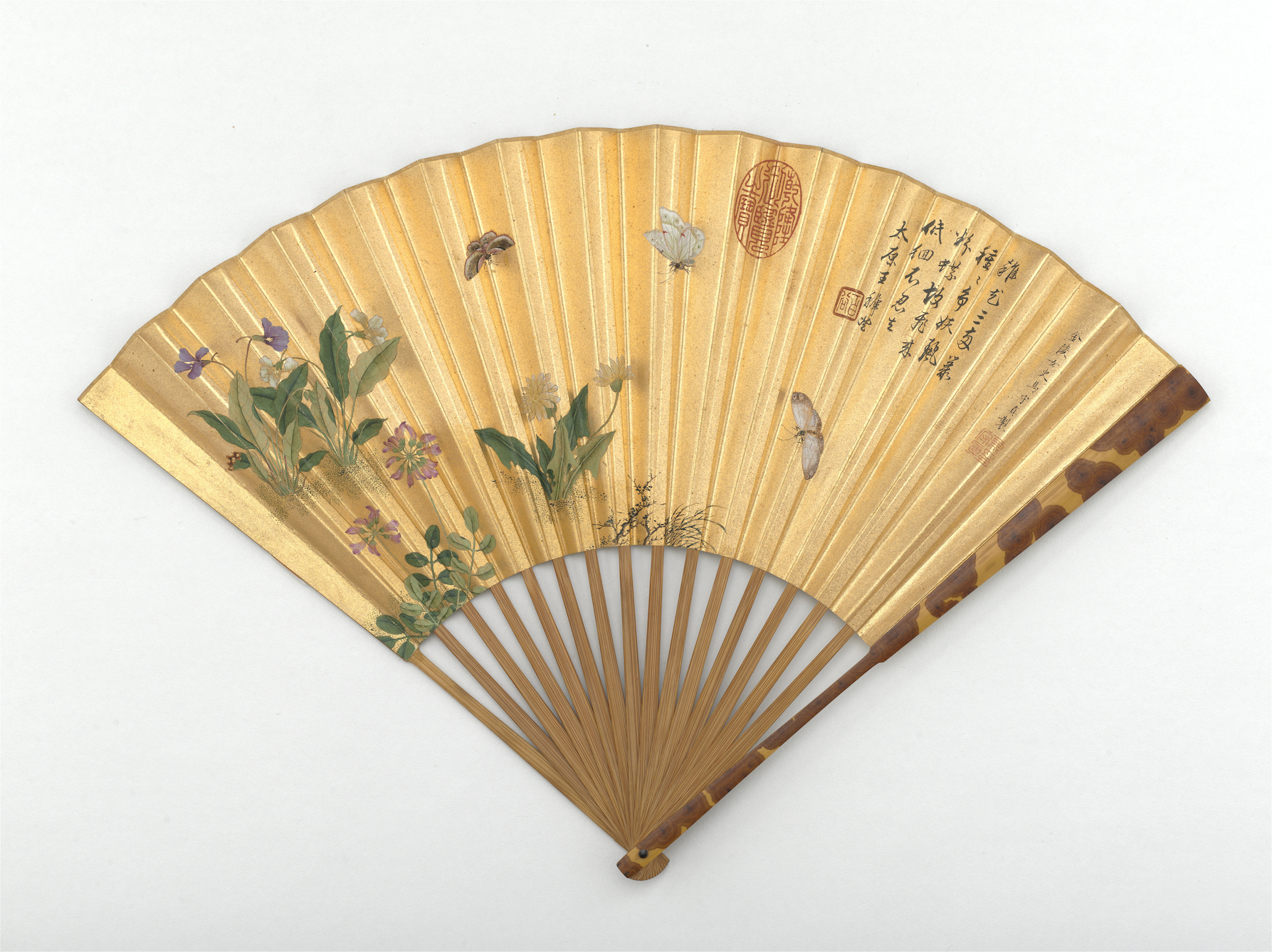 Ming Ma Shouzhen Flower and Butterfly