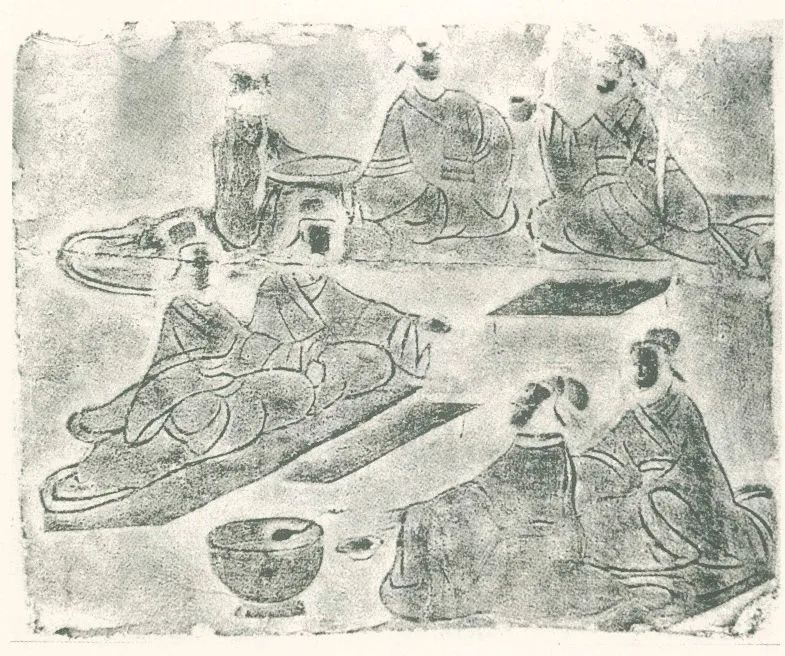 Feasting and Talking about Portrait Stones Eastern Han Dynasty Chengdu Museum