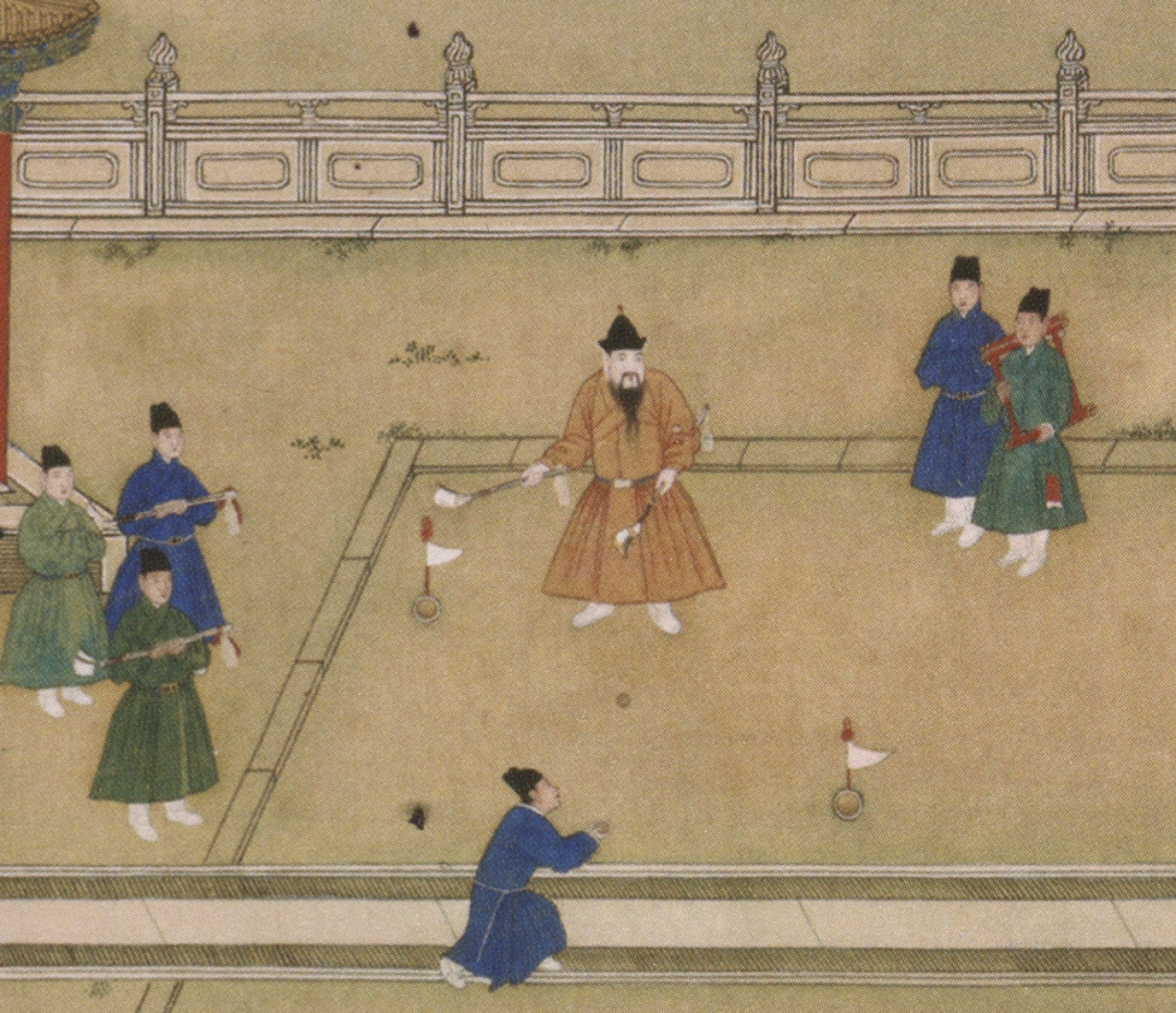 Painted by the Ming Dynasty, Music in the Palace of Xuanzong of the Ming Dynasty (part), color on silk, collection of the Palace Museum