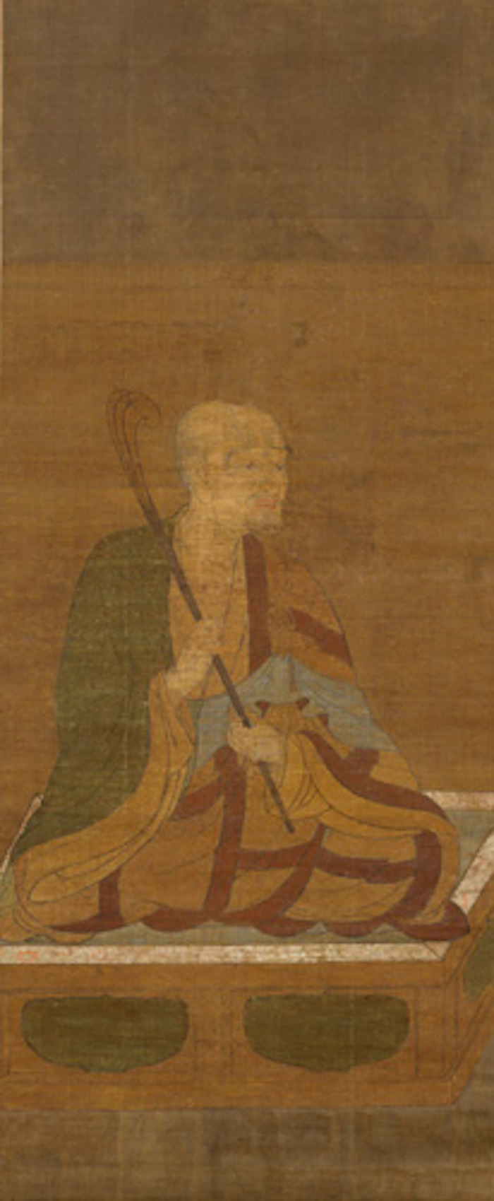 Statue of a lawyer, Muromachi period (14th-15th century), Nara National Museum