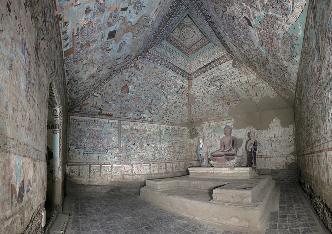 Figure 13: The interior of Cave 85 of Mogao Grottoes, you can see the