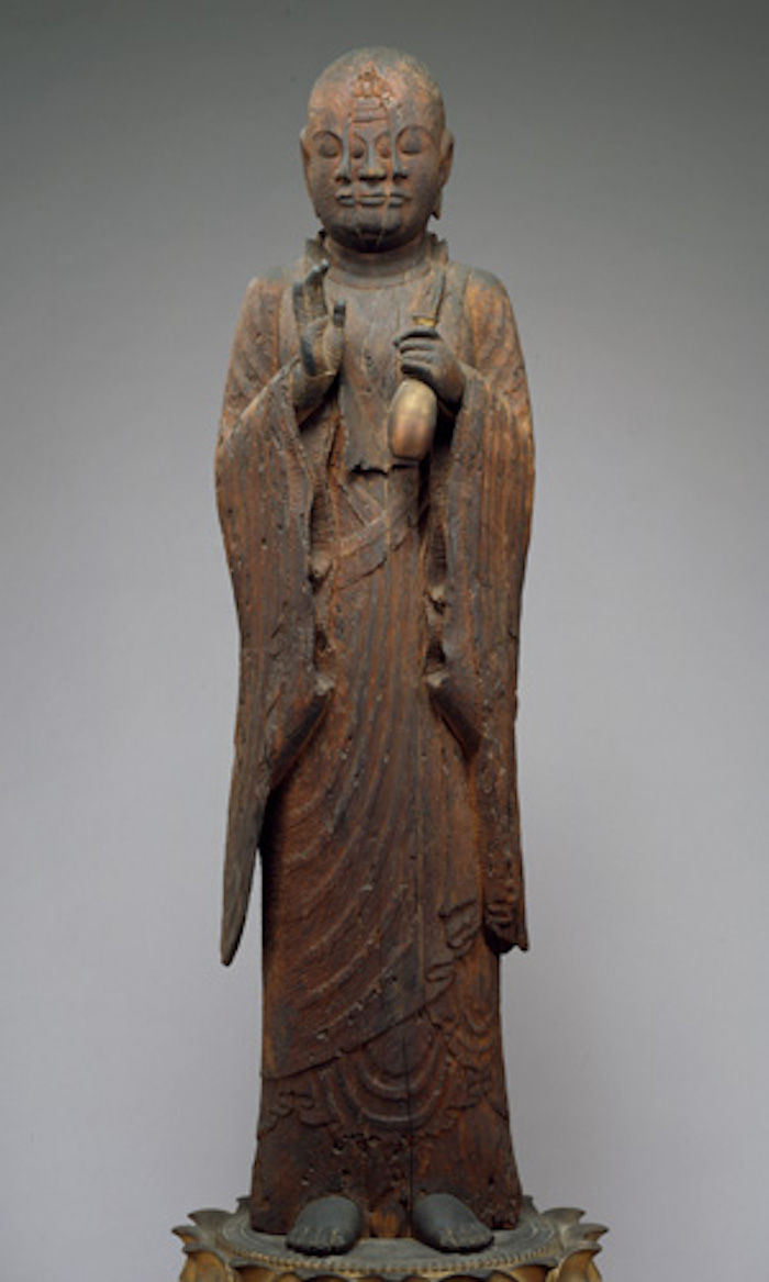 Standing Statue of Monk Hoji, Heian Period (11th century), Kyoto, Saigoji Temple