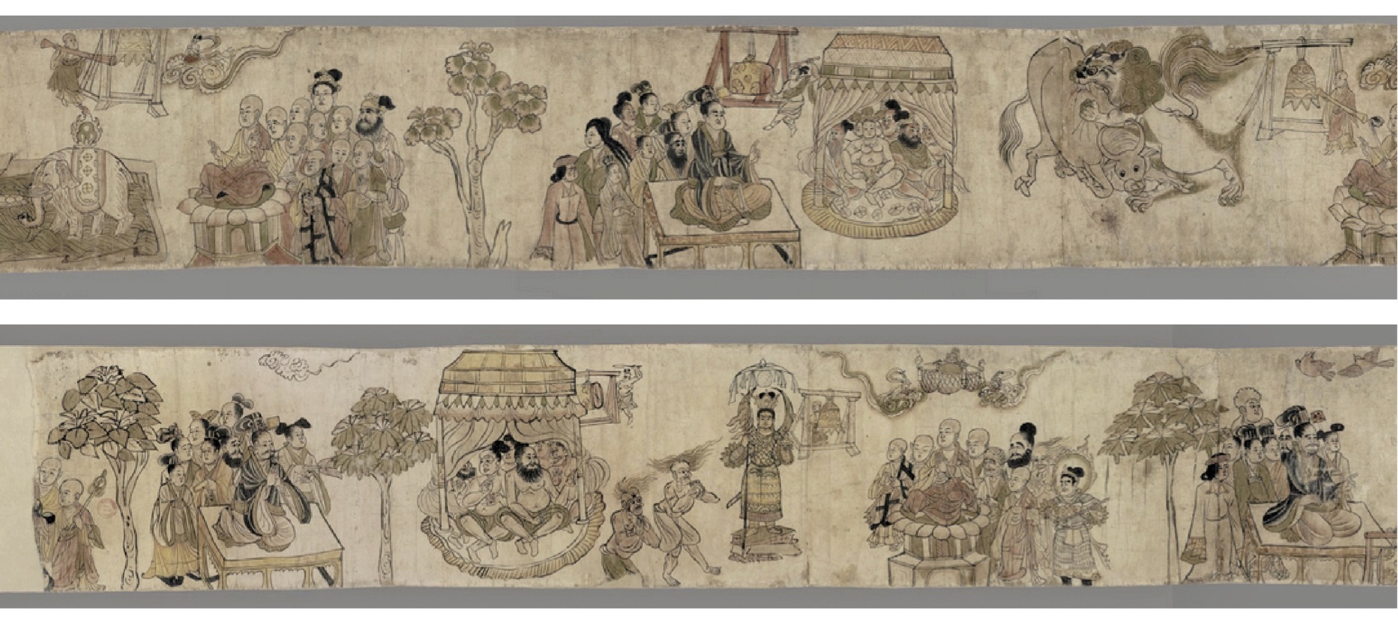Figure 7: Scroll of the 8th century,