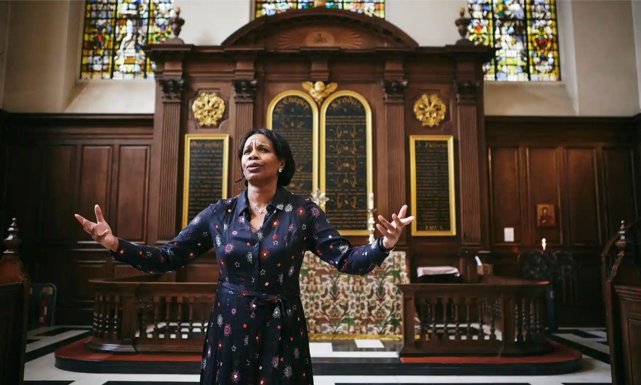 Mezzo-soprano Ruby Filojian sings Wagner at the 'Shards' Festival Credit: The Guardian